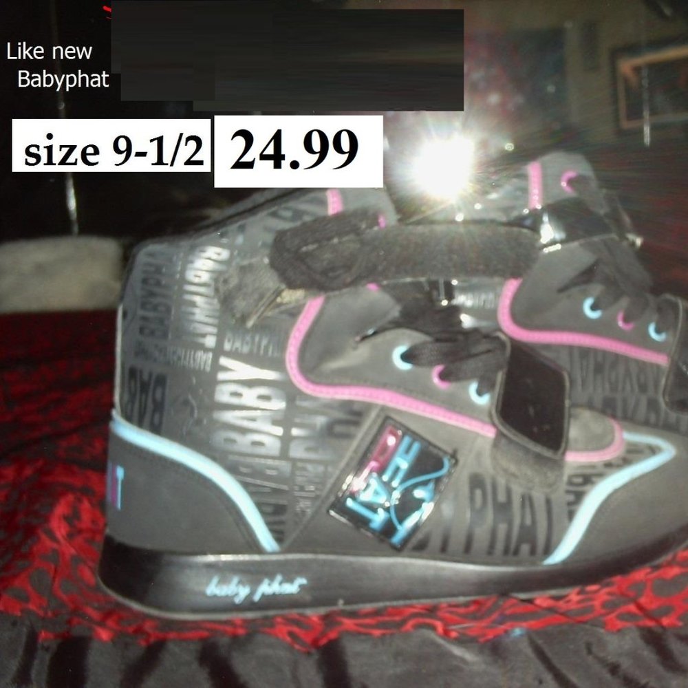 Like new pair of BABYPHAT shoes